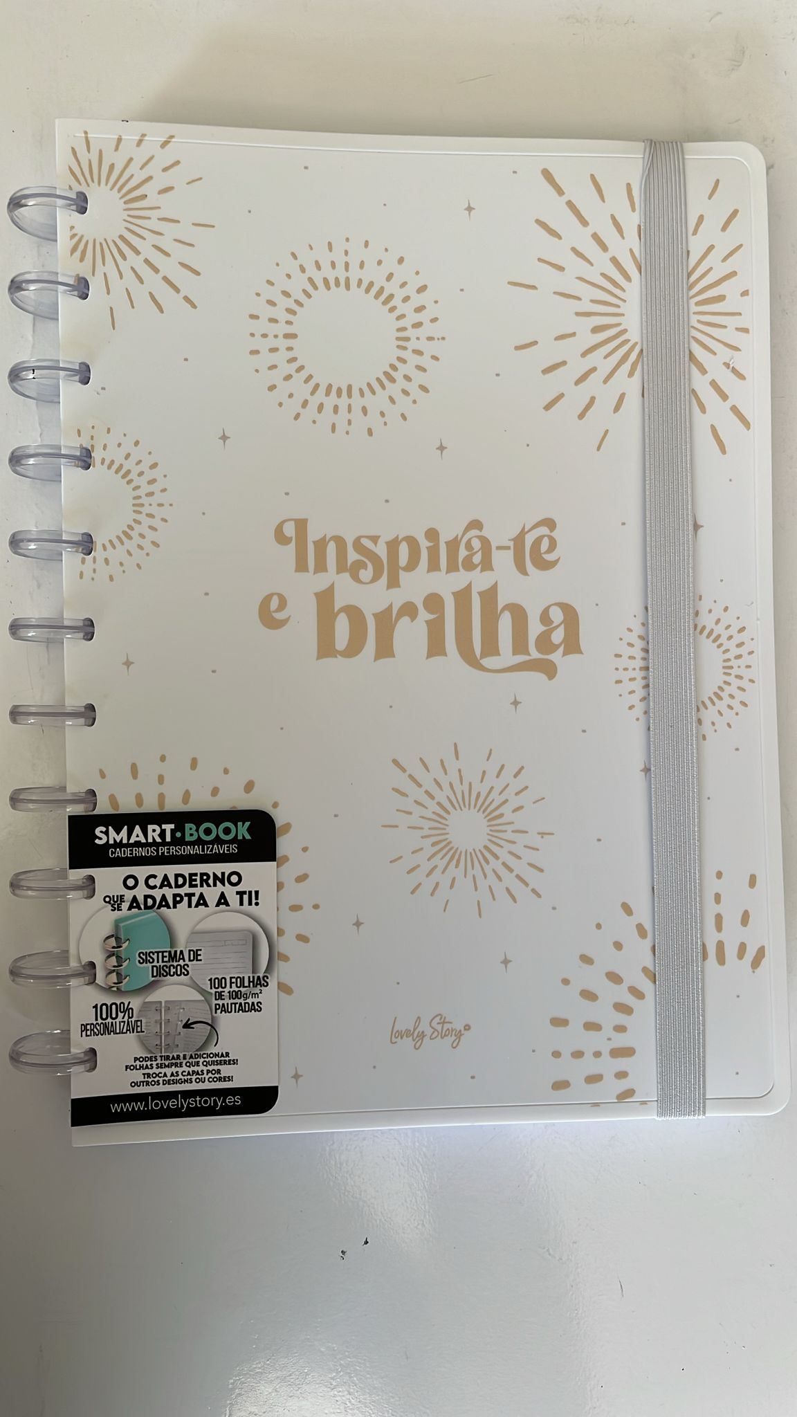 Caderno de Discos Personalizável Lovely Story