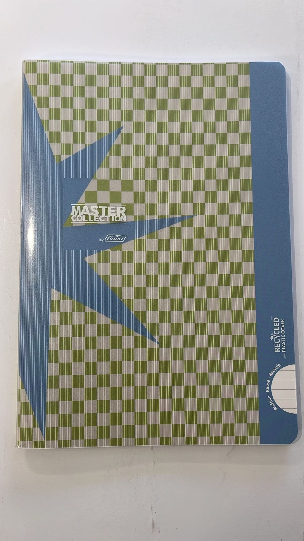 Caderno Firmo com Capa de Plástico Reciclado