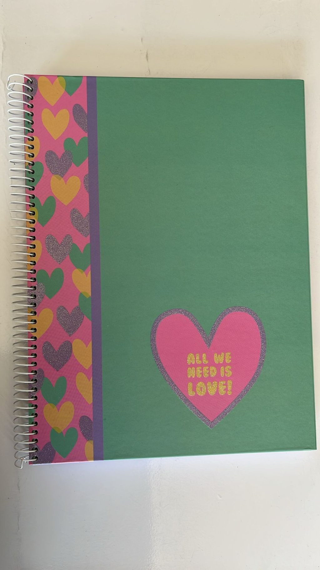 Caderno Espiral A4 Capa Dura Ancor BLOG – "ALL WE NEED IS LOVE!